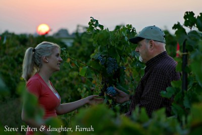 Steven Felten, and daughter Farrah