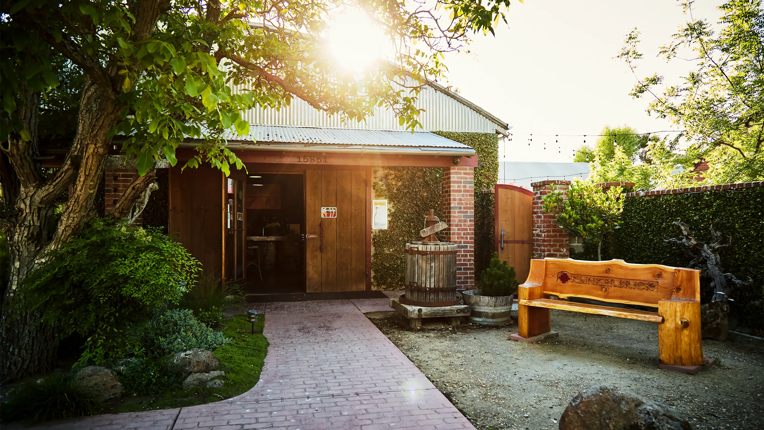 South Patio at Klinker Brick Winery
