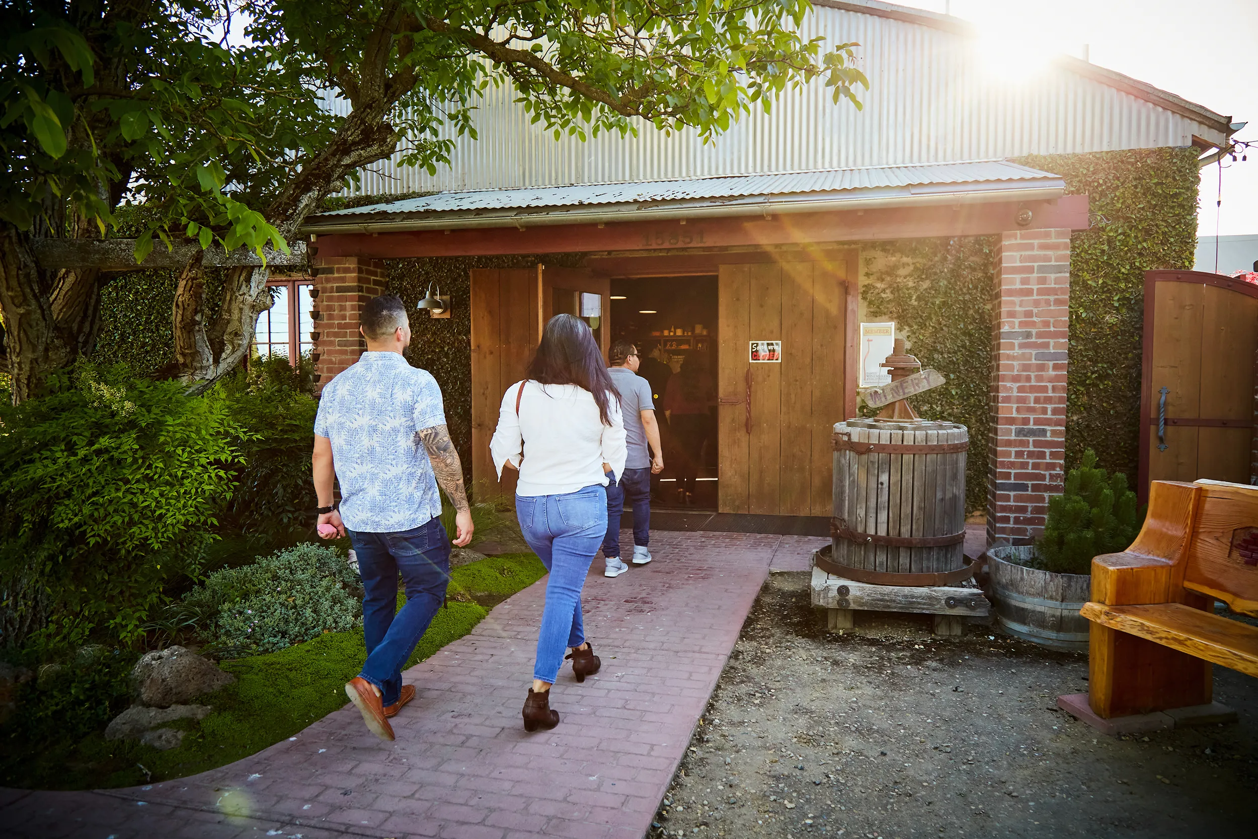 Klinker Brick Winery tasting room